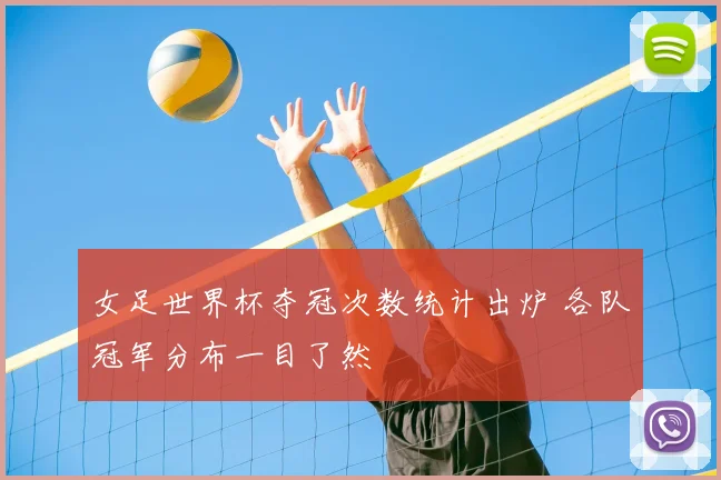 女足世界杯夺冠次数统计出炉 各队冠军分布一目了然